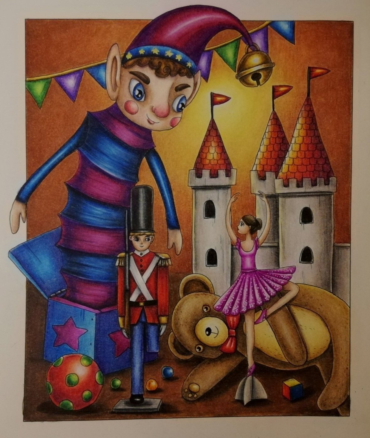 "Стойкий оловянный солдатик" от Irina_coloring_hobby