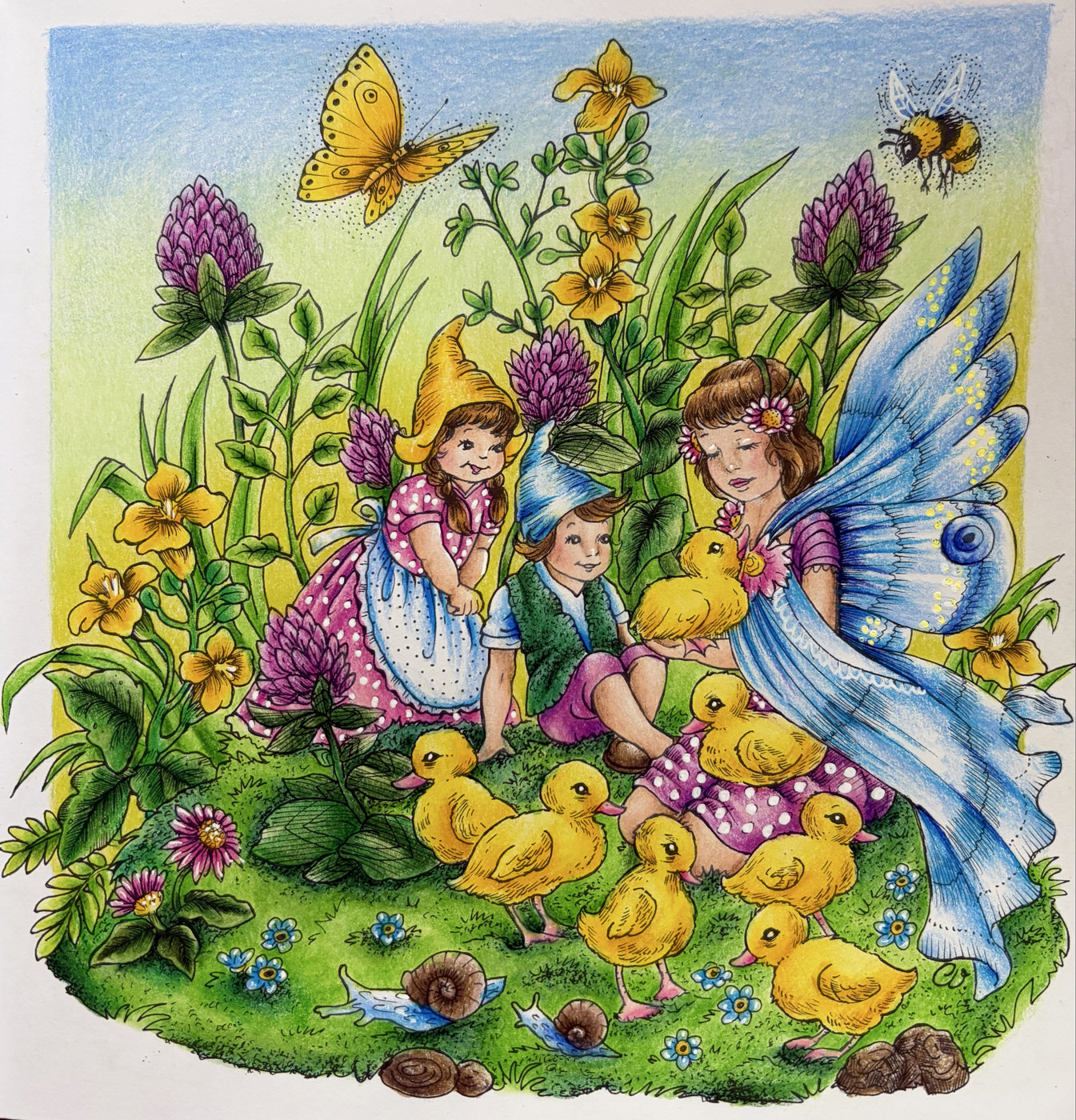 Работа от Coloring blossom