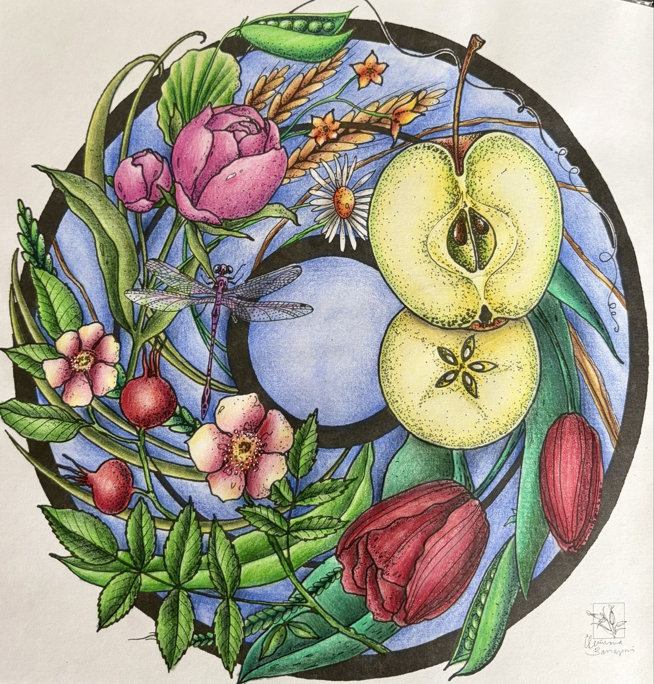 Работа от Coloring blossom