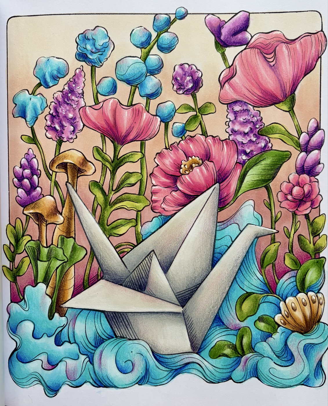 Работа от Coloring blossom