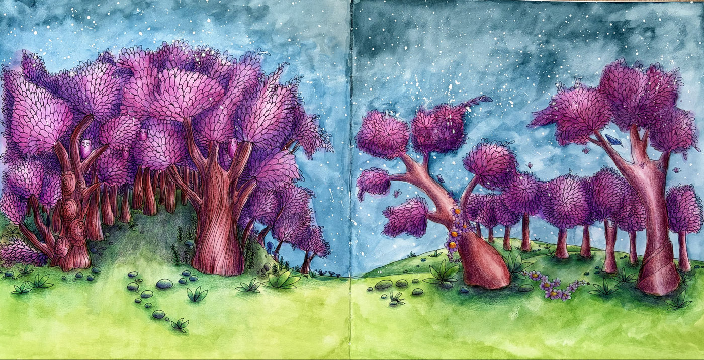 Работа от Coloring blossom