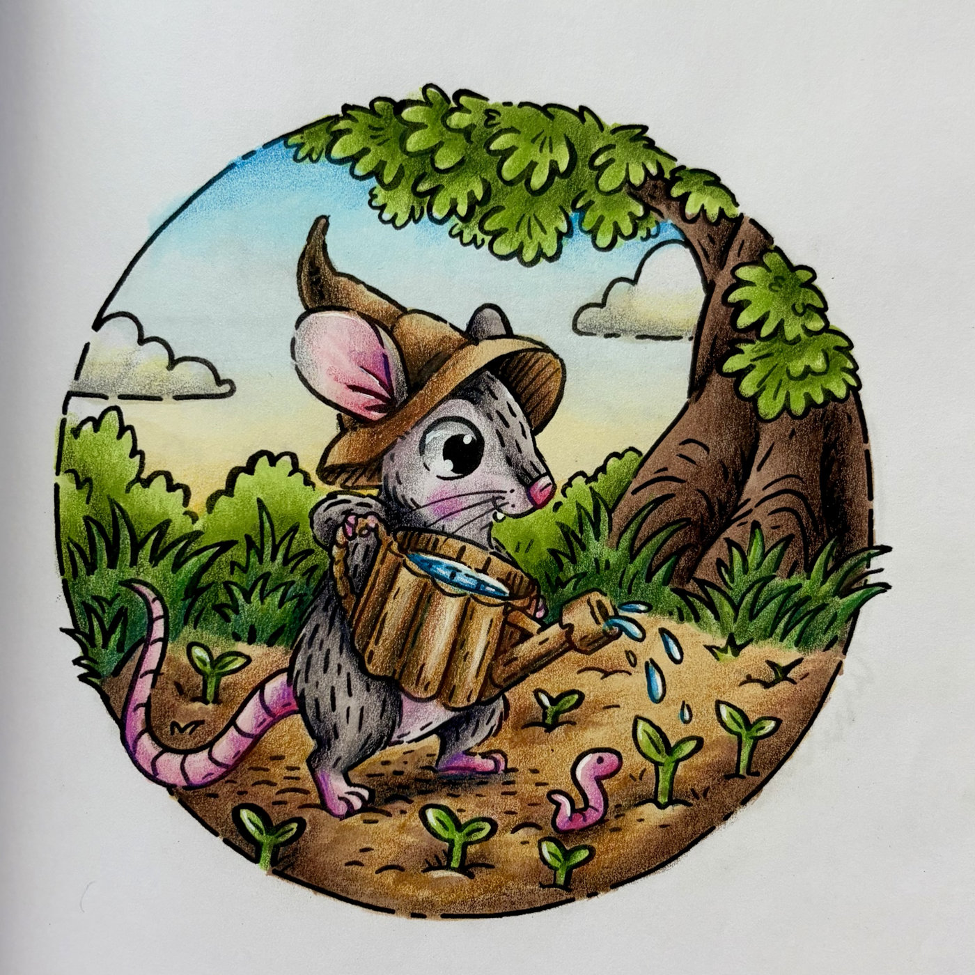 Работа от Coloring blossom