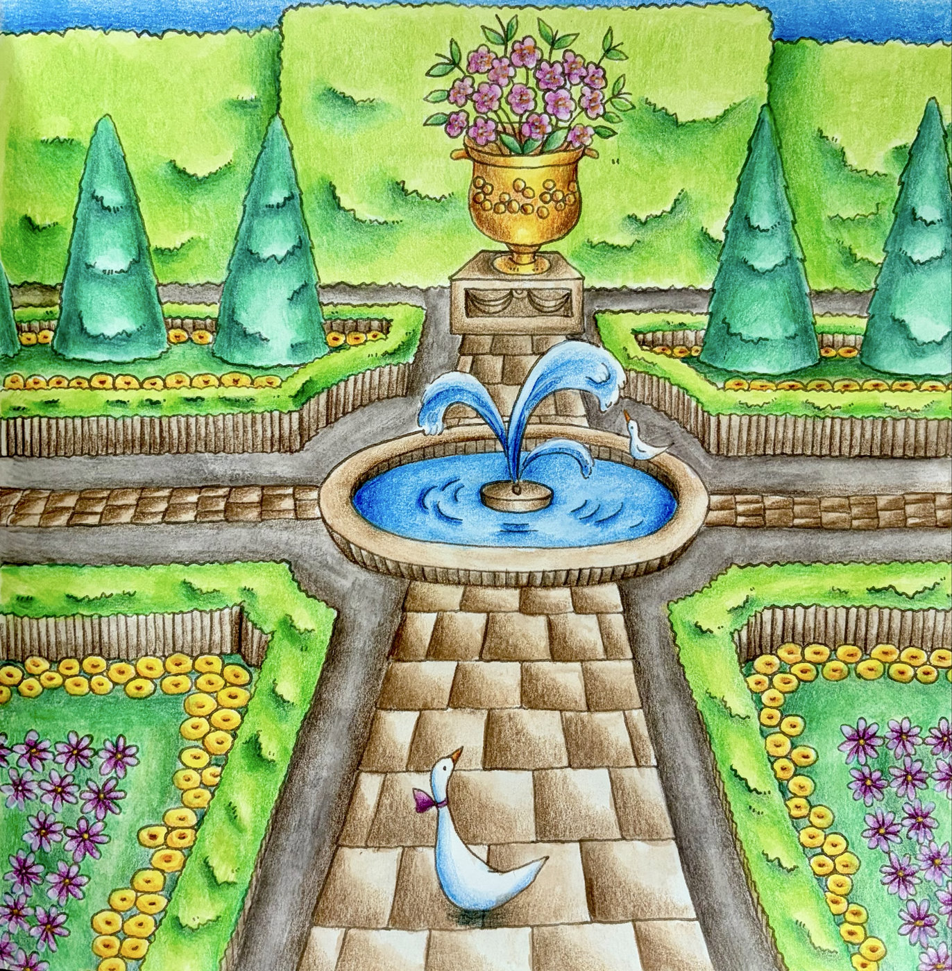 Работа от Coloring blossom