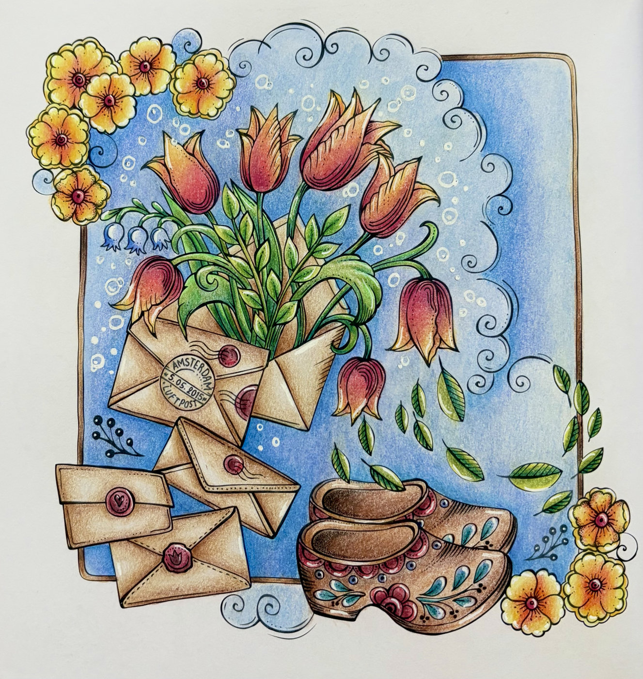 Работа от Coloring blossom