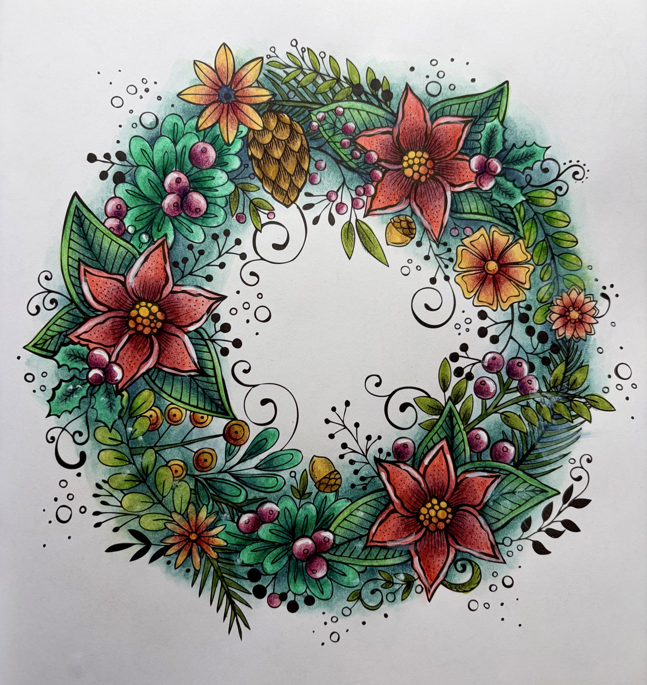 Работа от Coloring blossom