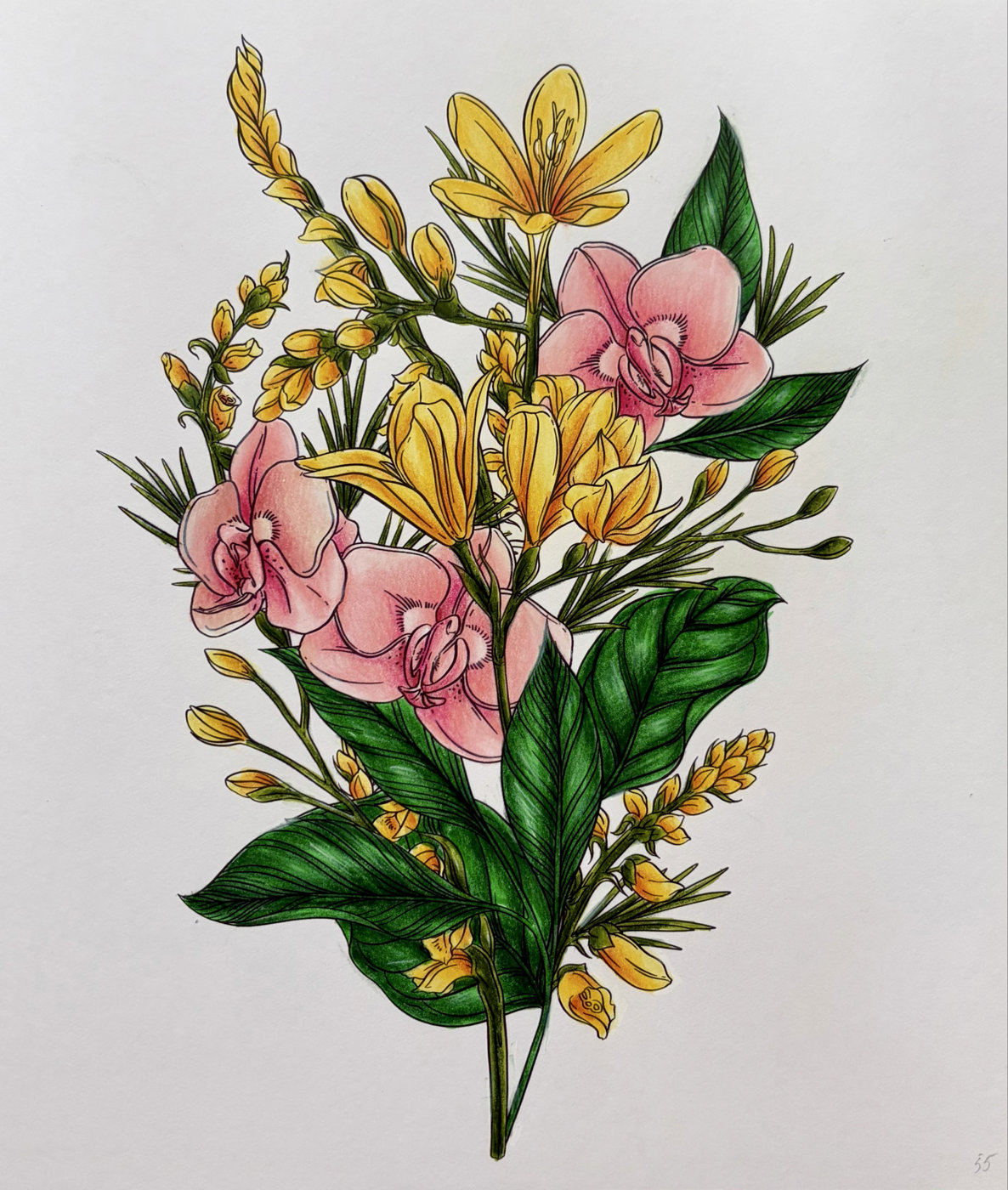 Работа от Coloring blossom