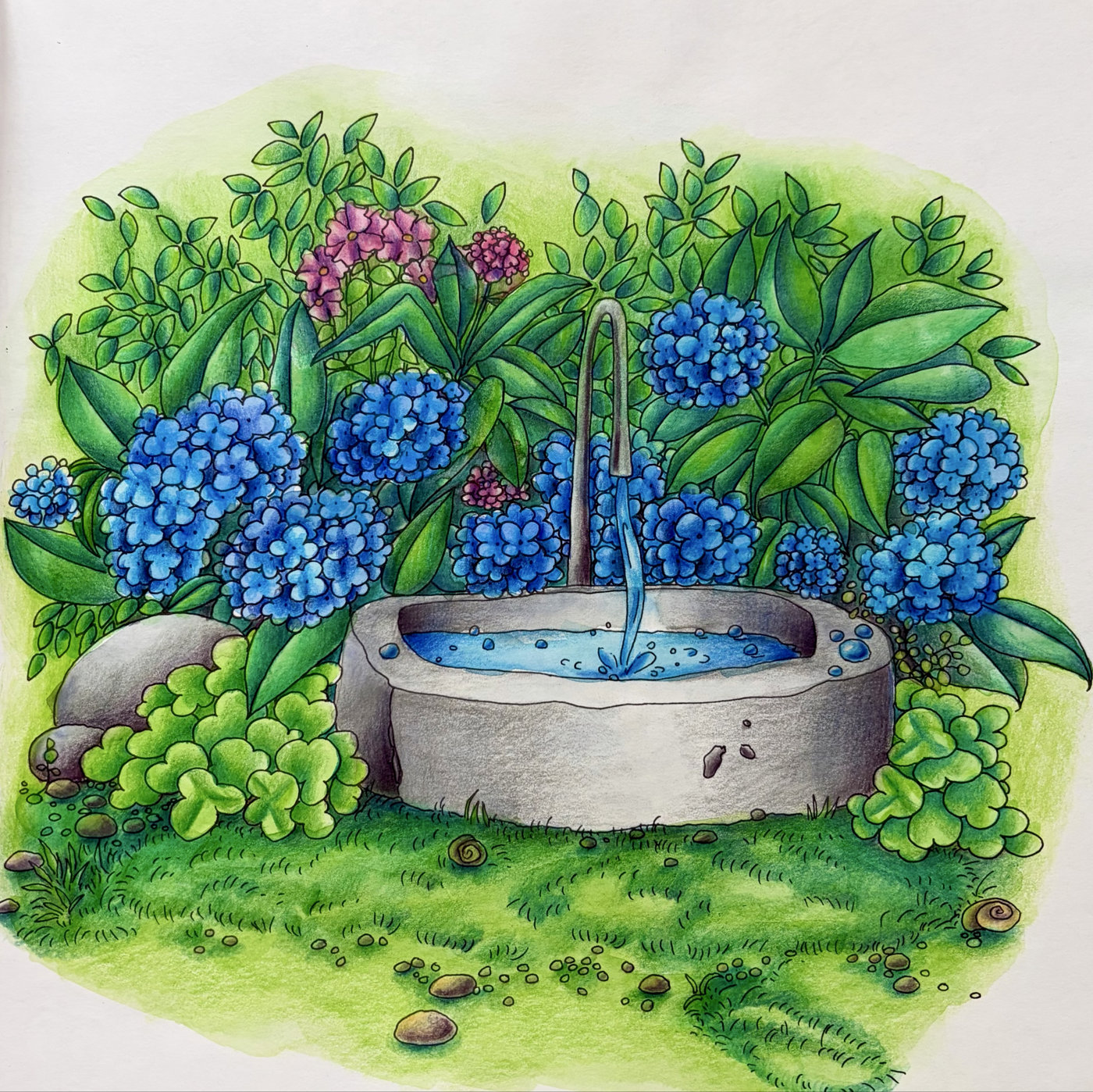Работа от Coloring blossom