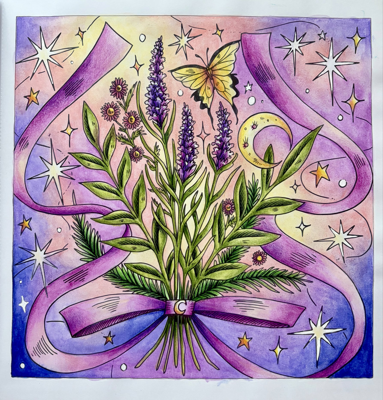 Работа от Coloring blossom
