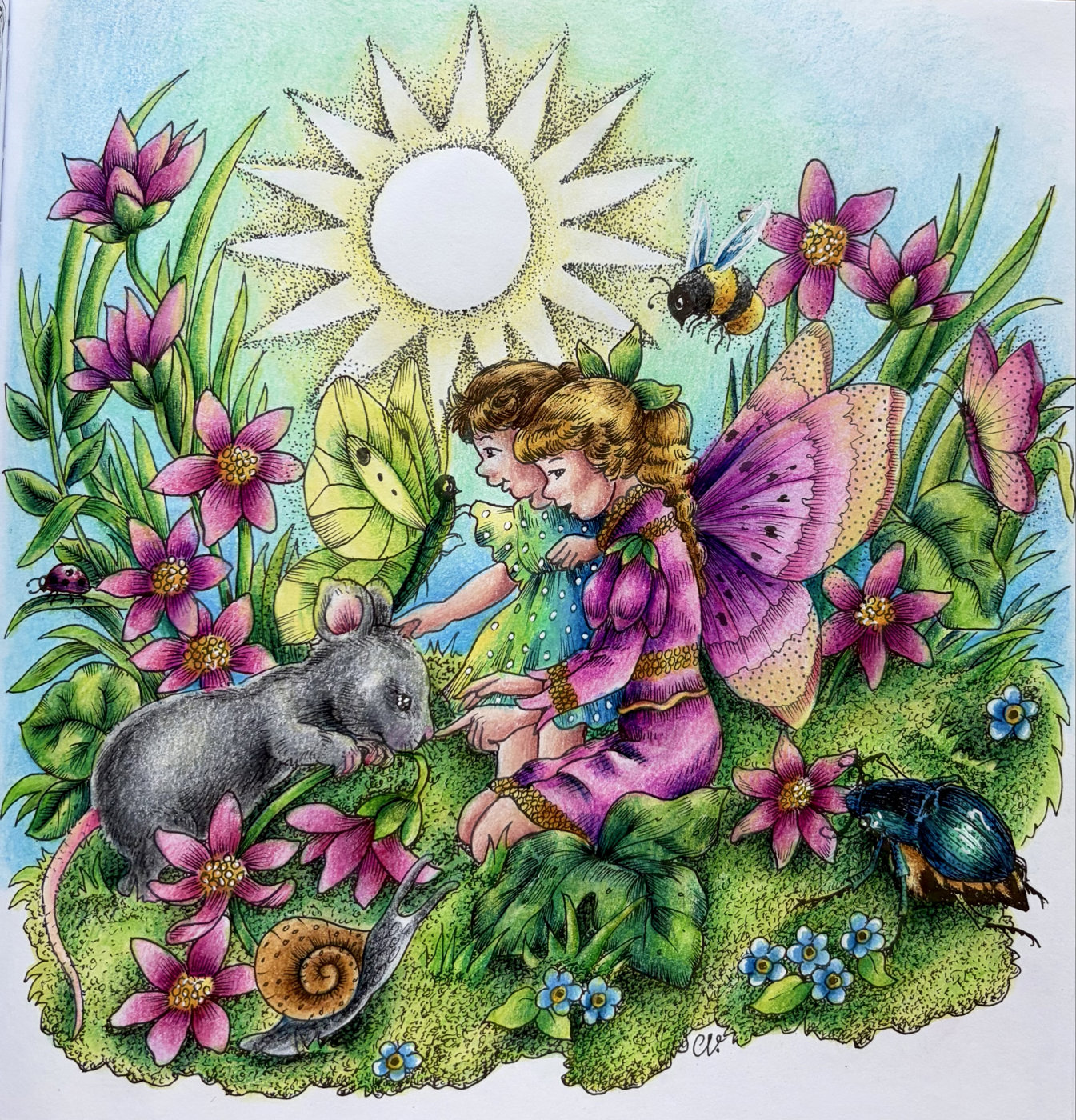 Работа от Coloring blossom