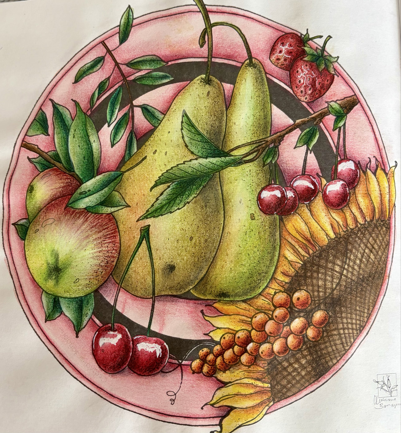 Работа от Coloring blossom