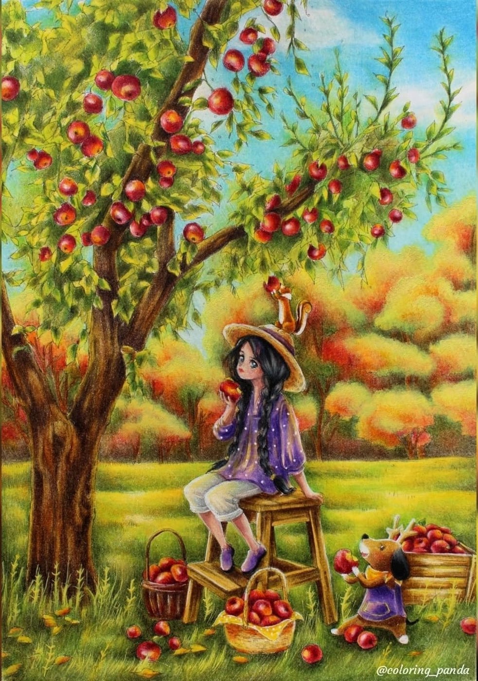 A bite of ripened red autumn от AlexandraArt (1/2)