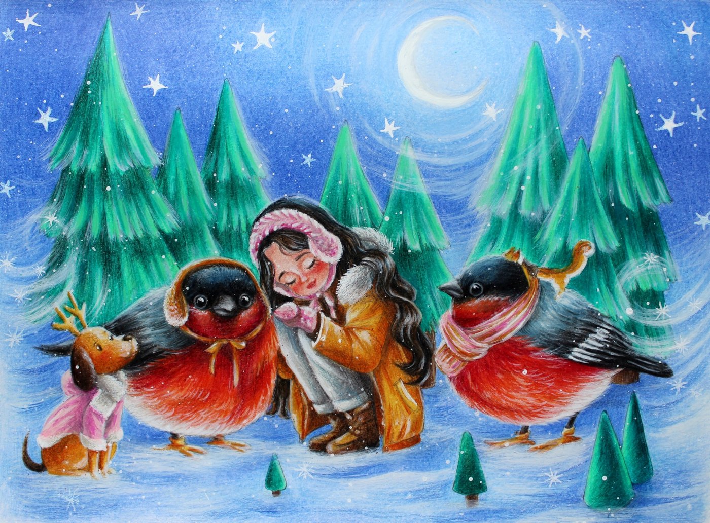 Meeting winter от AlexandraArt