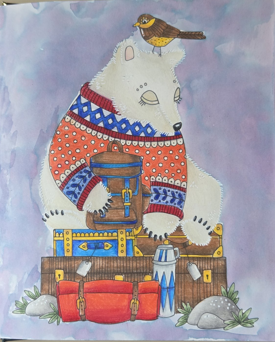Работа от Natasha coloring girl