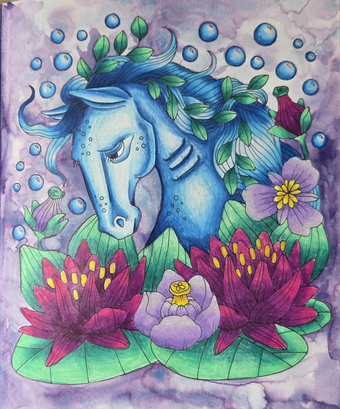 Работа от Natasha coloring girl