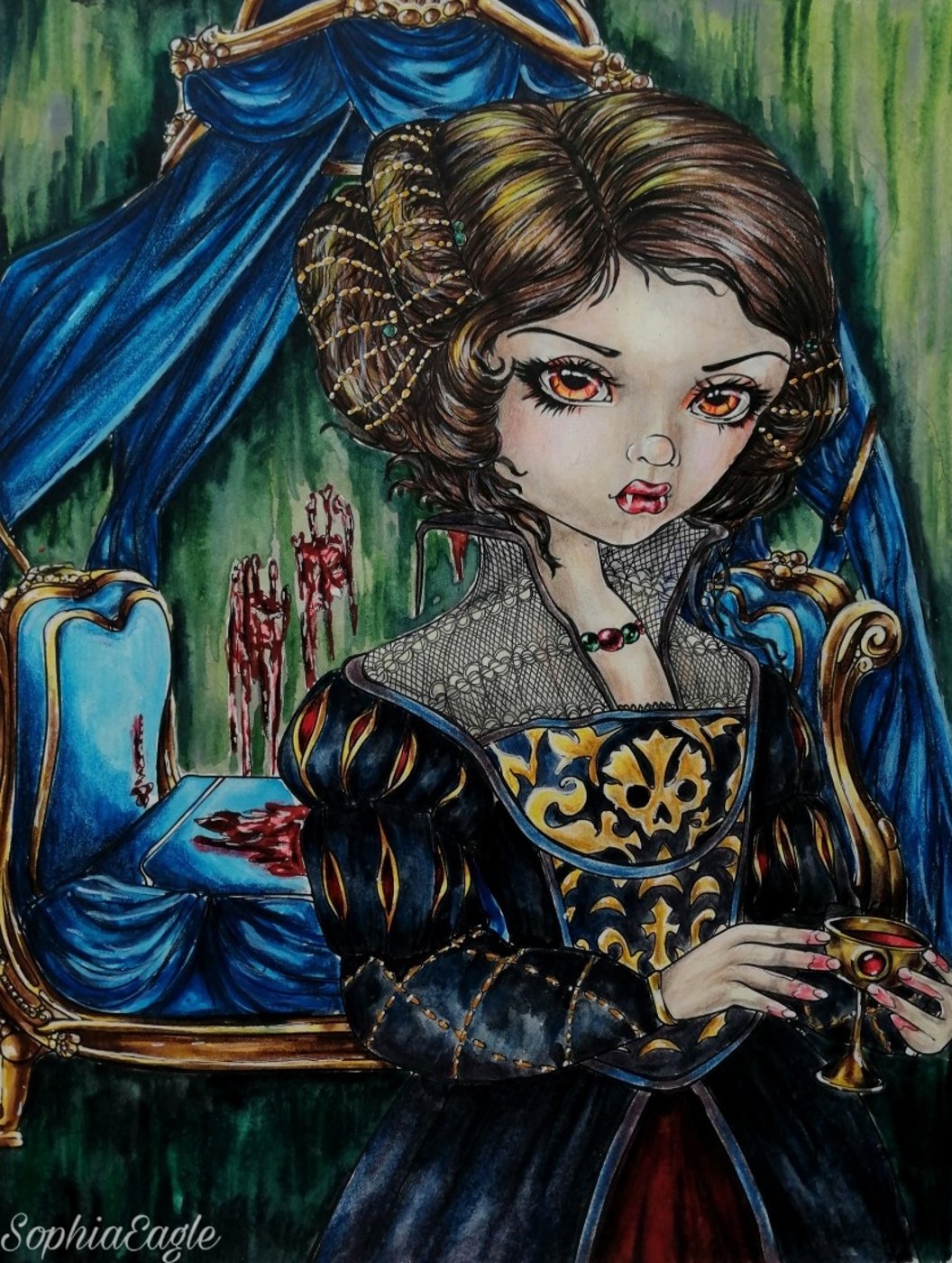 I vampiri:bellissimo letto. от Sophia