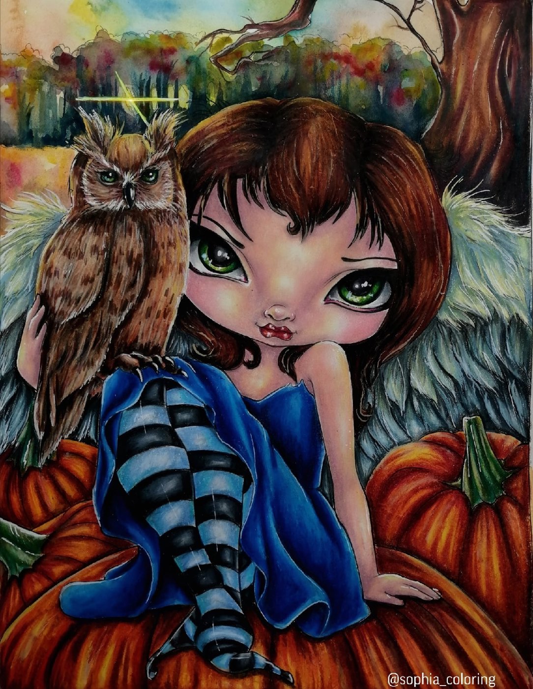 Owlyn in autumn. от Sophia