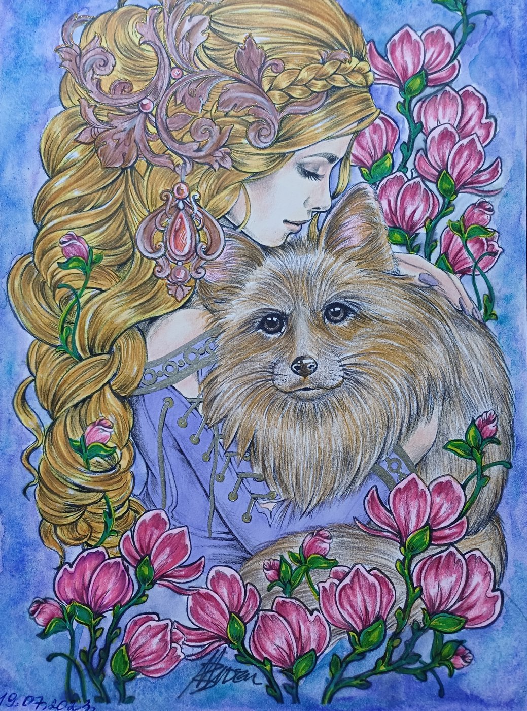 Работа от Natali75coloring