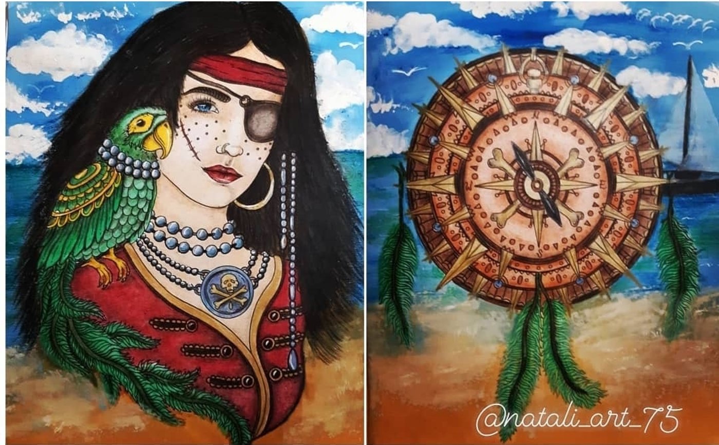 Работа от Natali75coloring