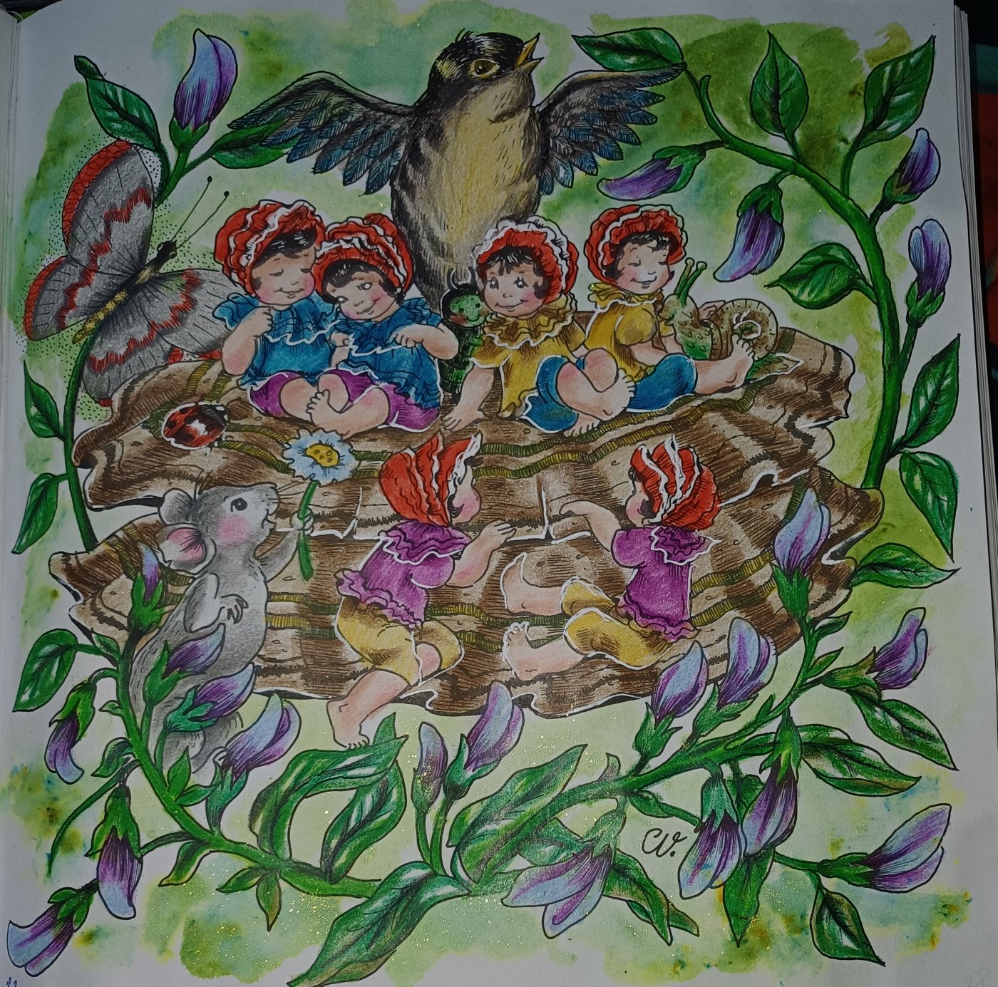 Работа от Natali75coloring