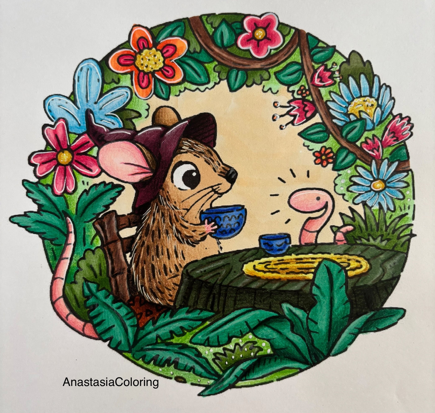 Работа от AnastasiaColoring