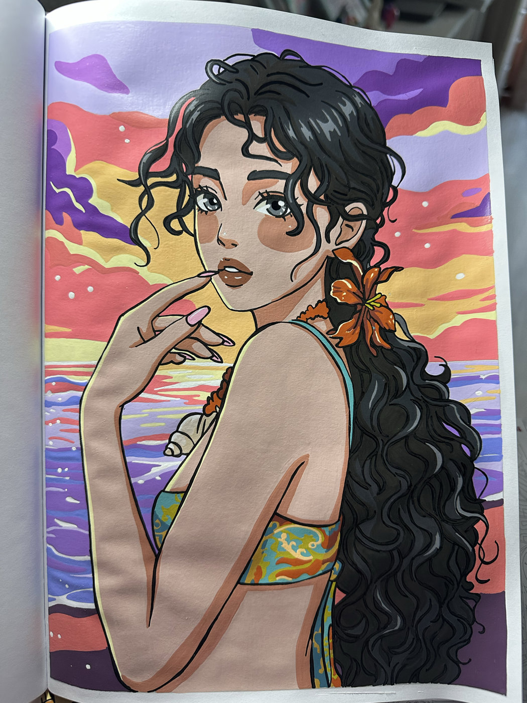 sunset girl от Настя (1/2)