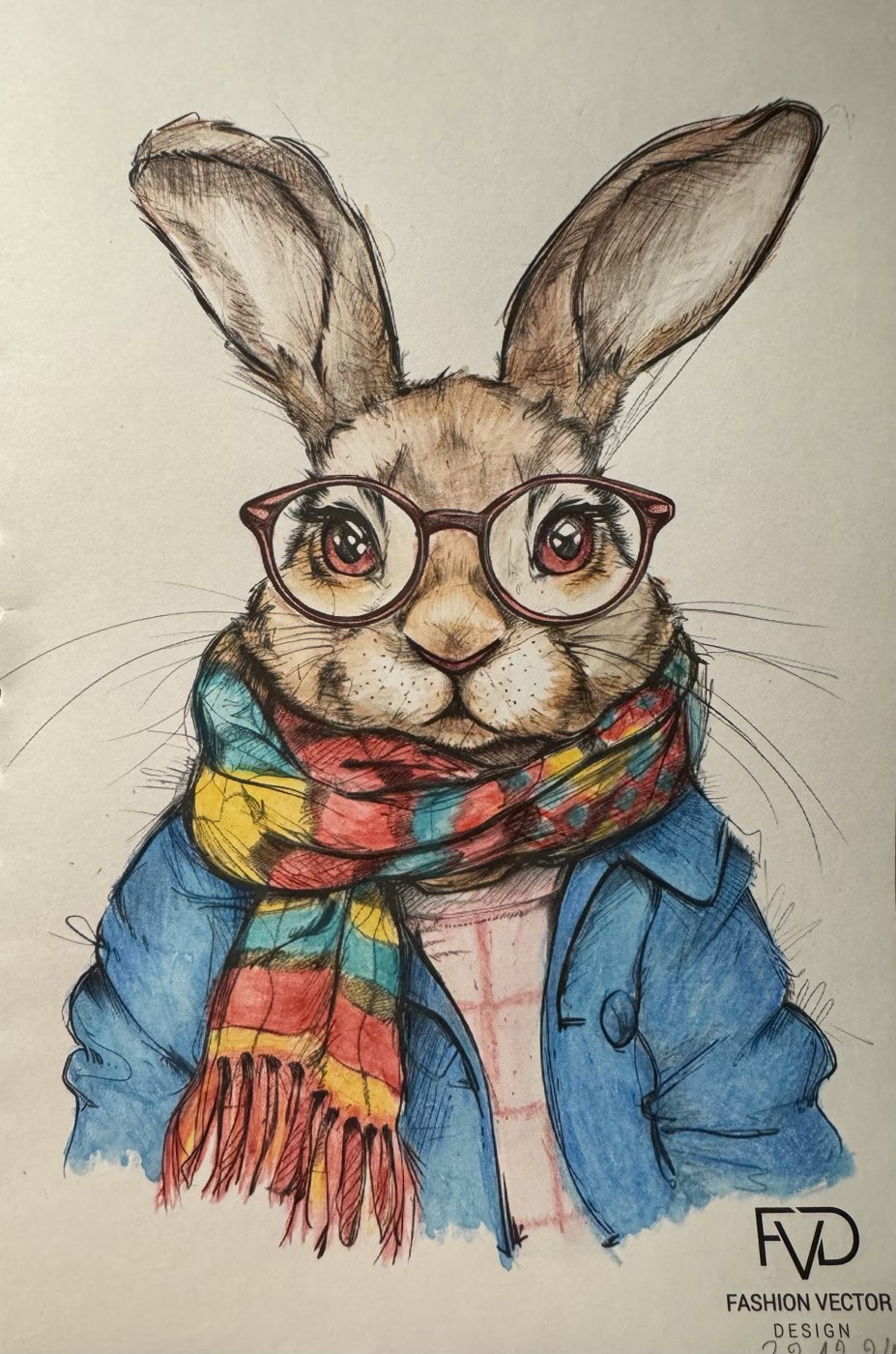 Крутой заяц от Elysa SunTabby