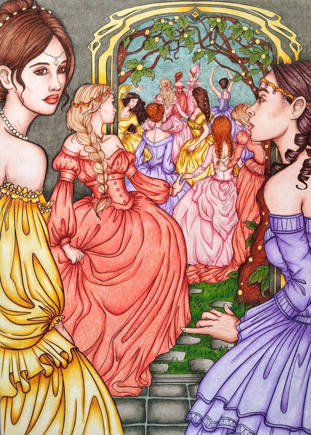 Работа от Daria_coloring_hobby