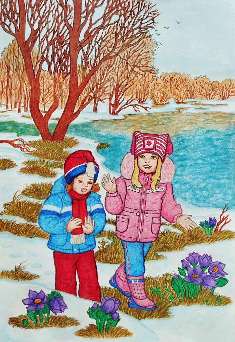 Работа от Daria_coloring_hobby