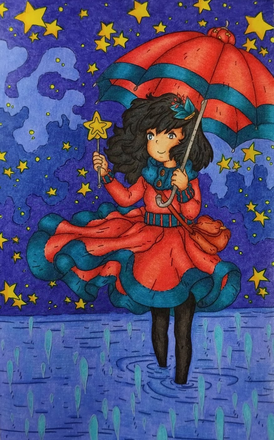 Работа от Daria_coloring_hobby