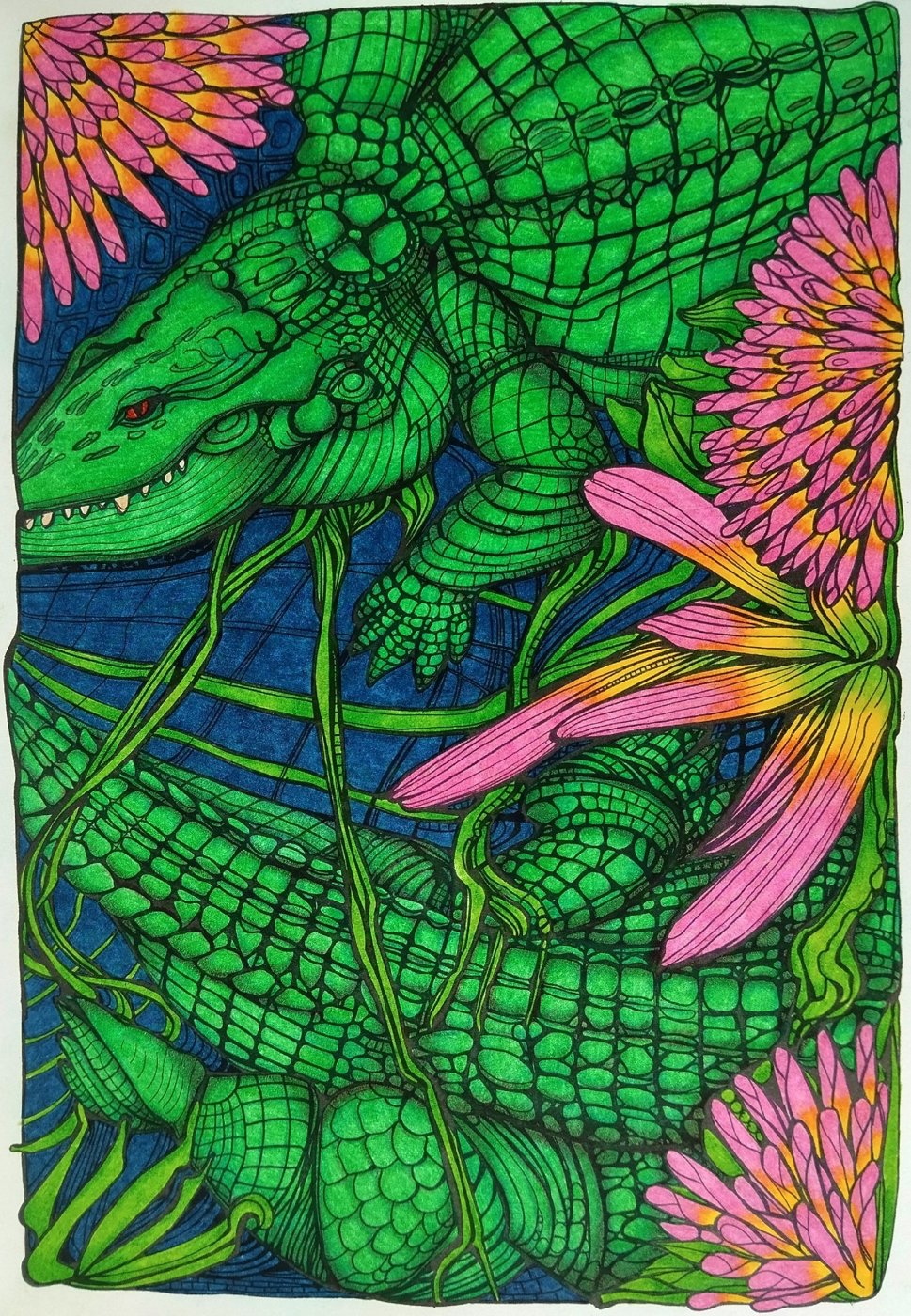 Работа от Daria_coloring_hobby