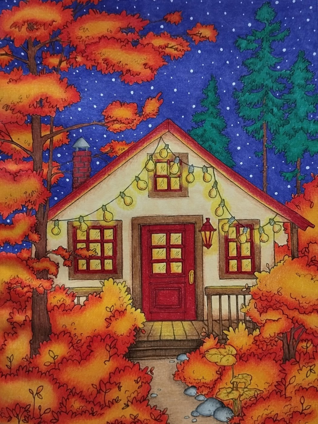 Работа от Daria_coloring_hobby