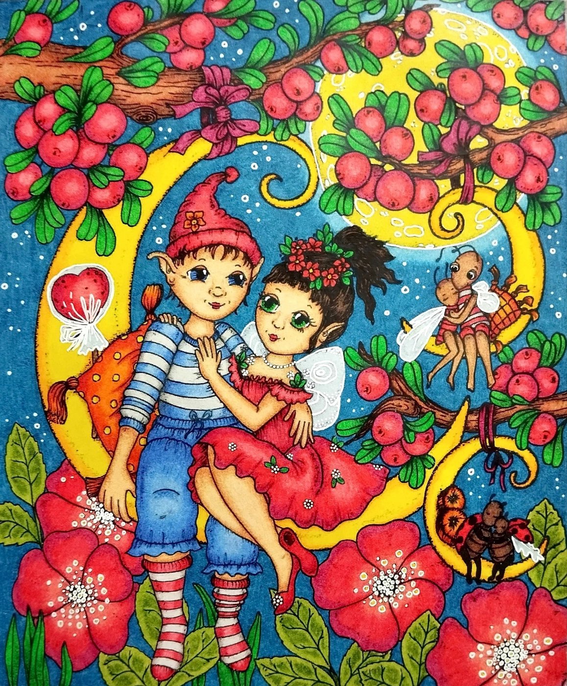 Работа от Daria_coloring_hobby