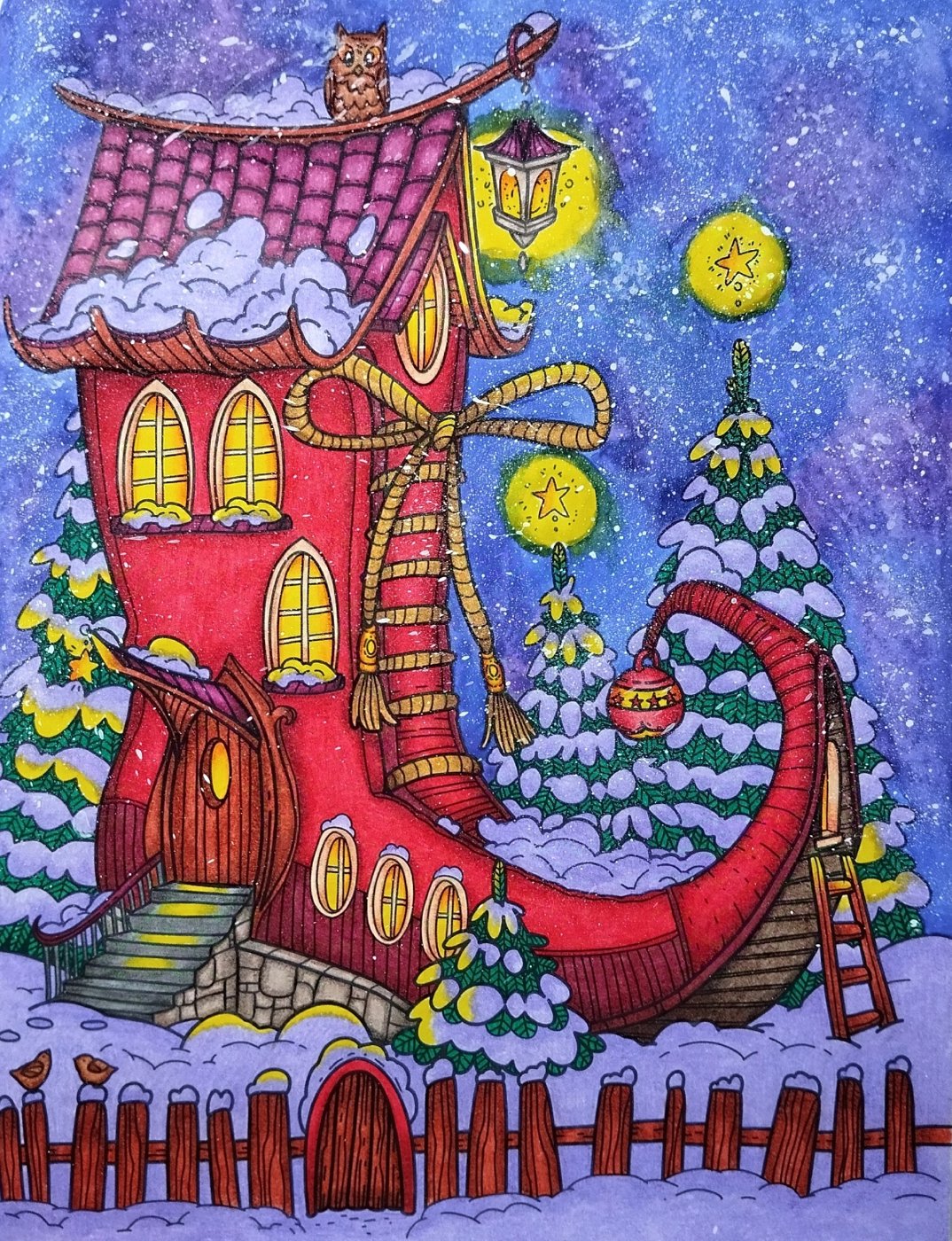 Работа от Daria_coloring_hobby