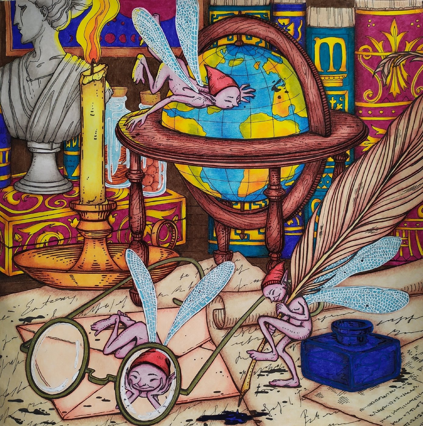 Работа от Daria_coloring_hobby