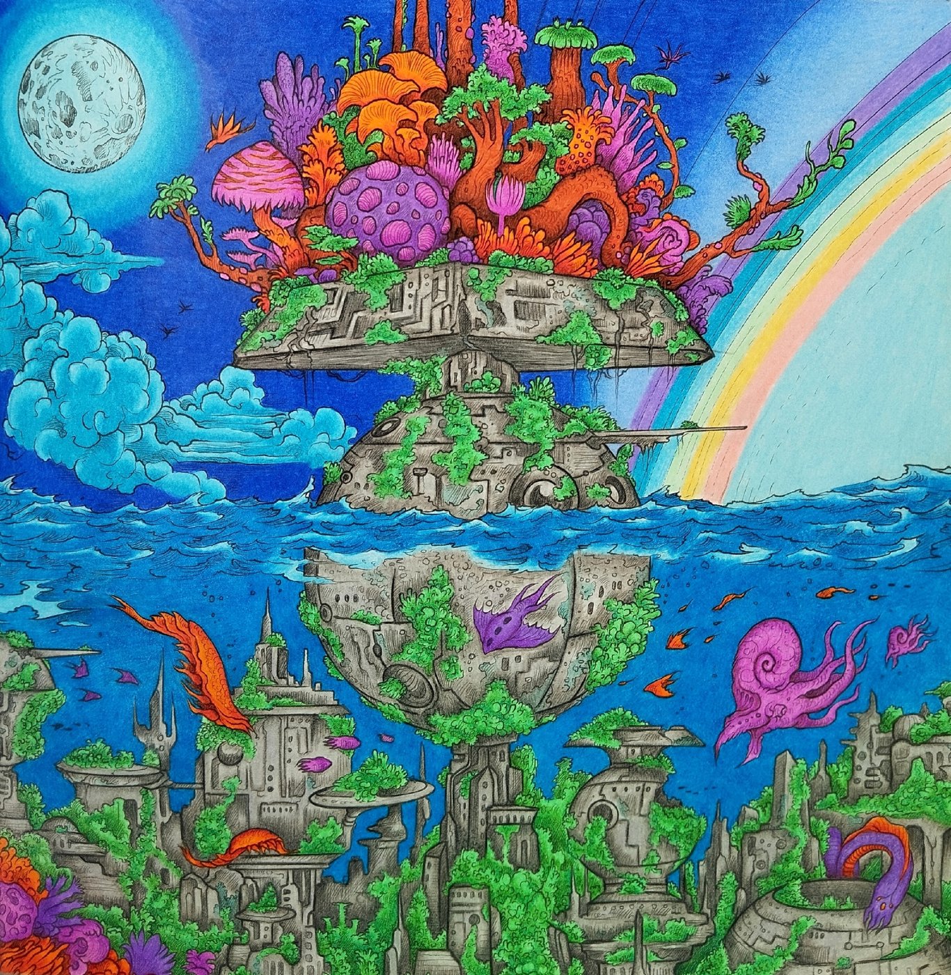 Работа от Daria_coloring_hobby