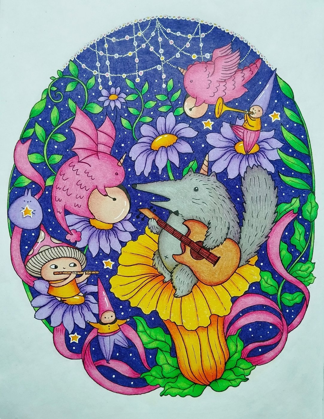 Работа от Daria_coloring_hobby