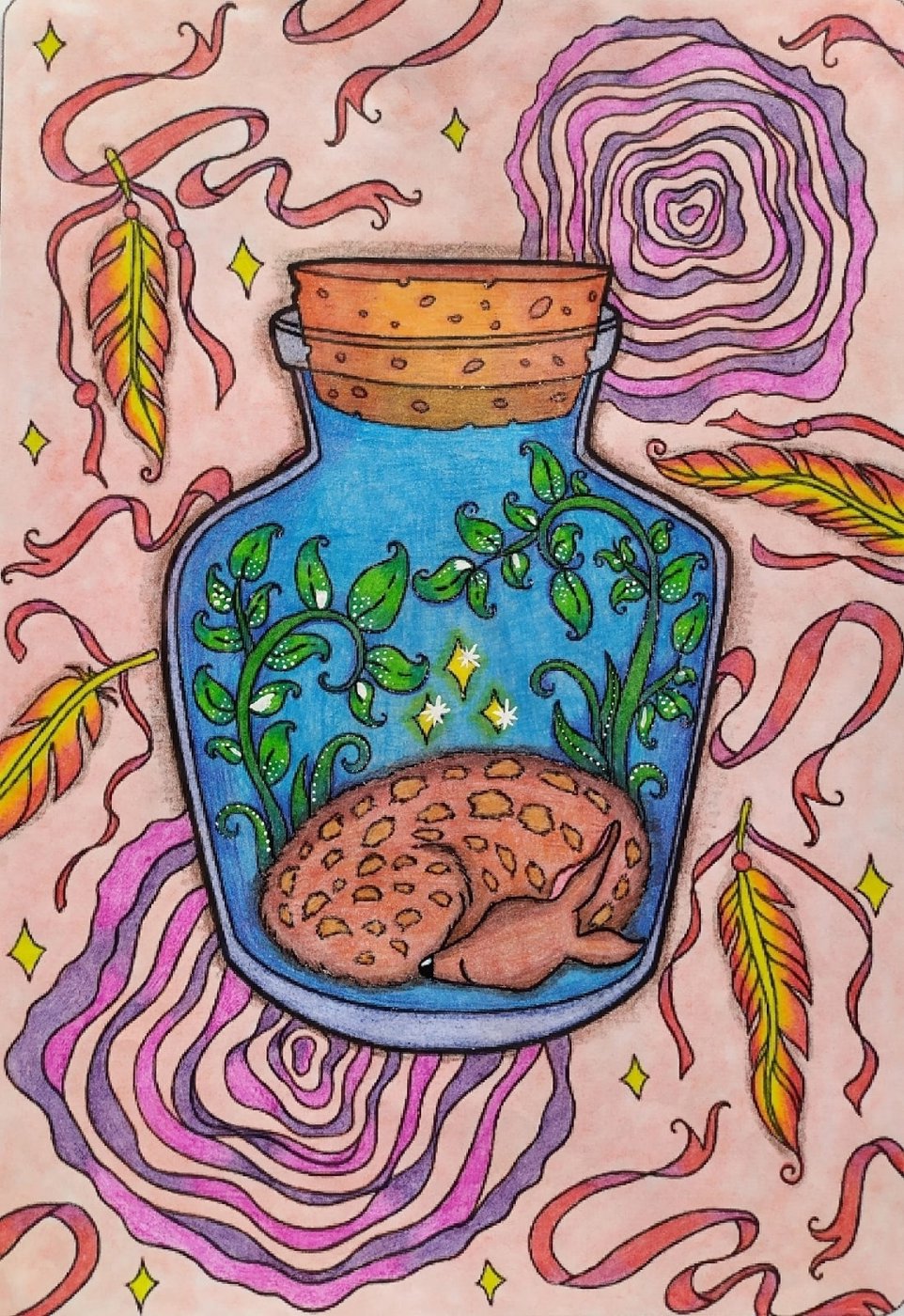 Работа от Daria_coloring_hobby