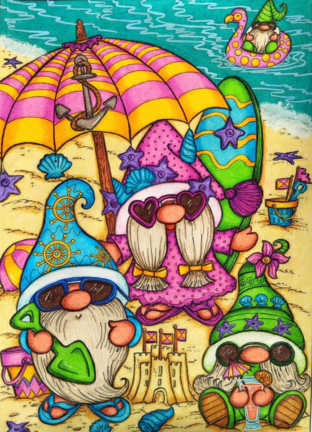 Работа от Daria_coloring_hobby
