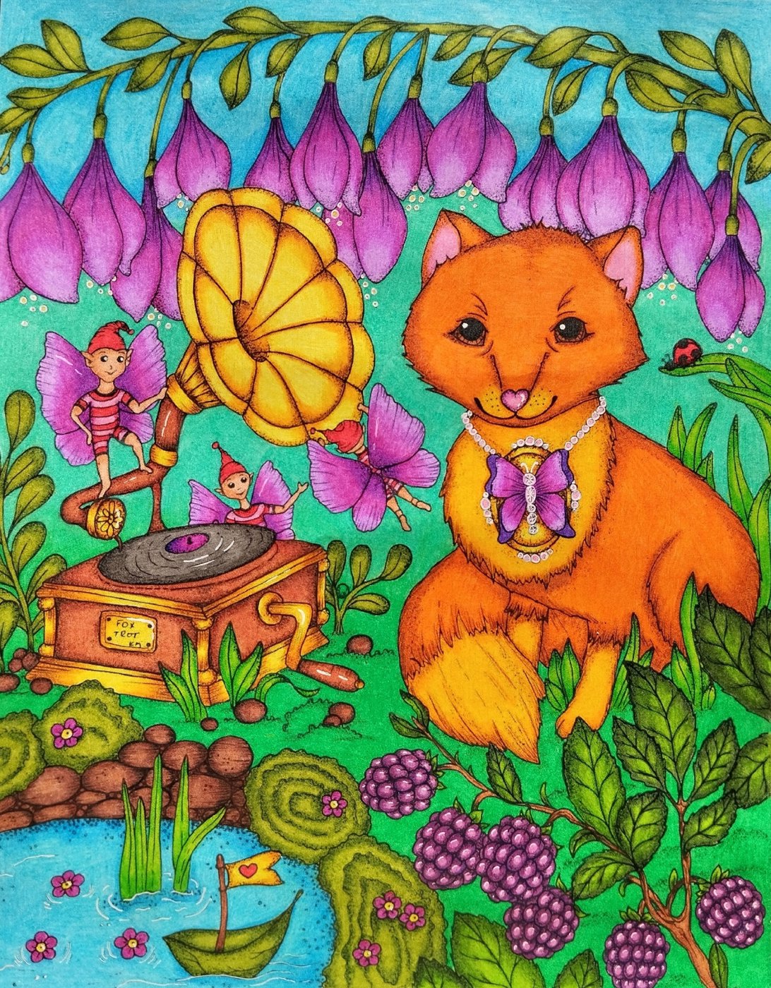 Работа от Daria_coloring_hobby