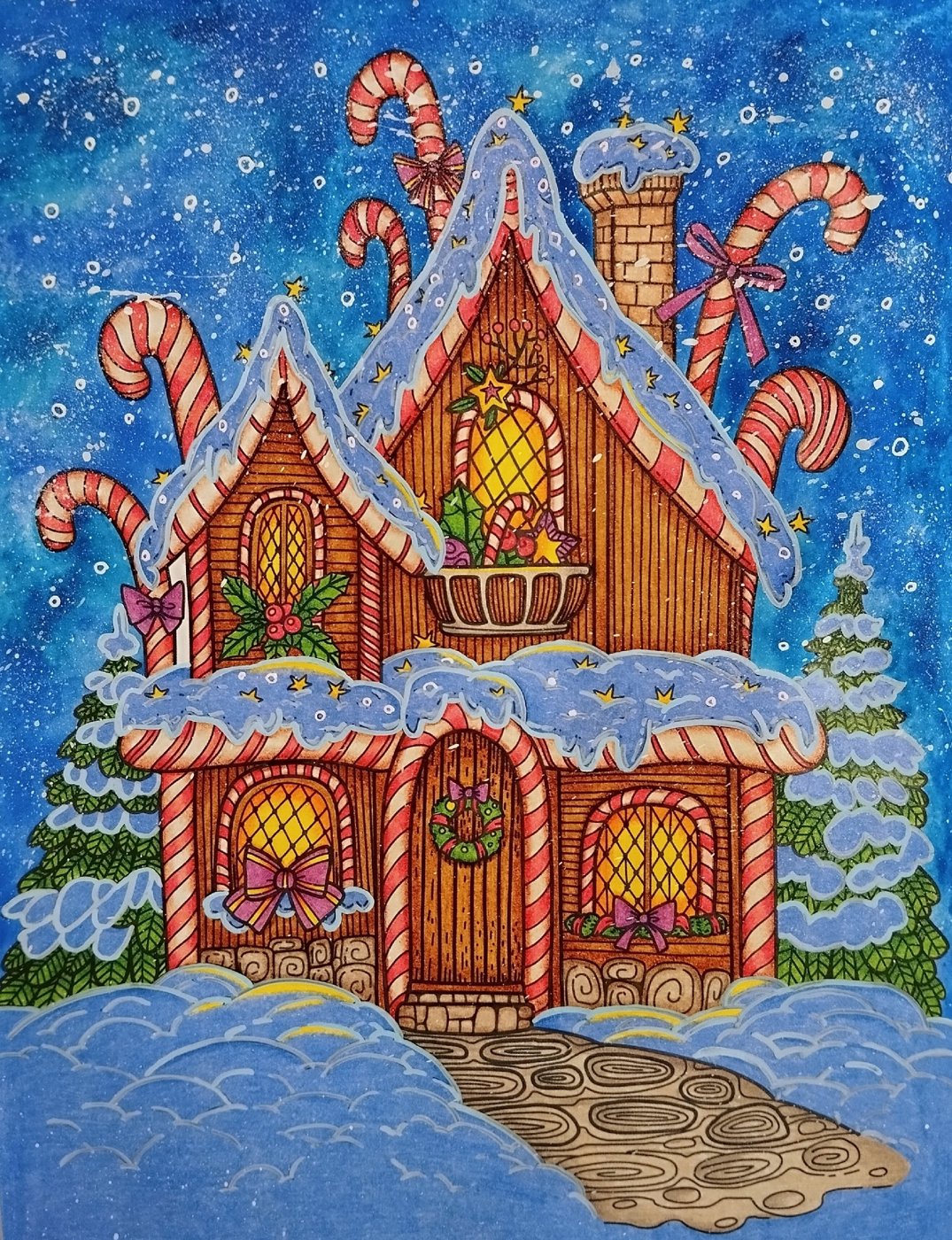 Работа от Daria_coloring_hobby