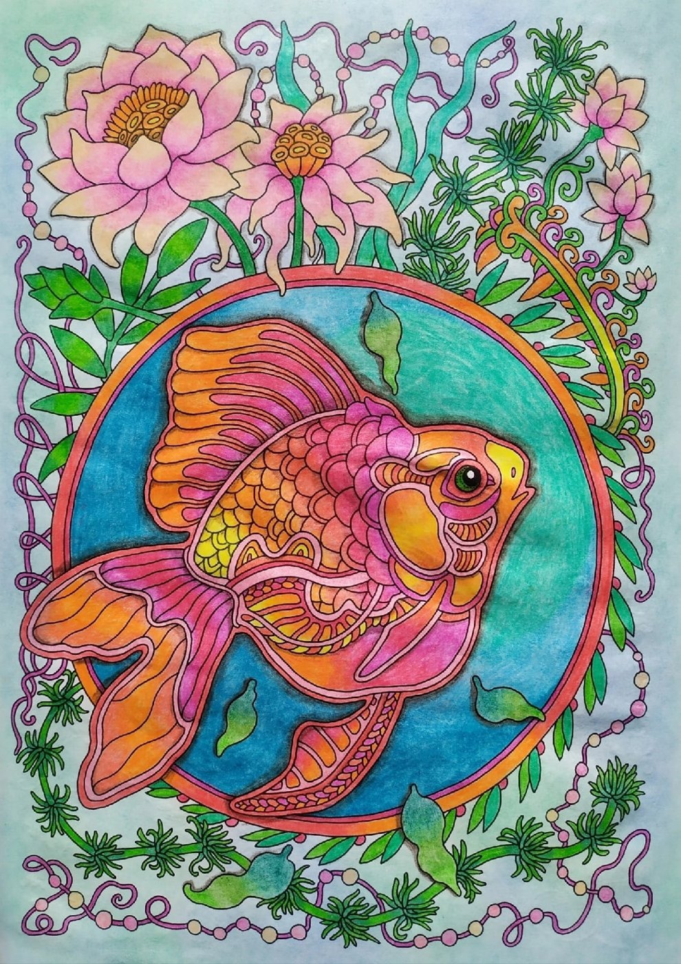 Работа от Daria_coloring_hobby