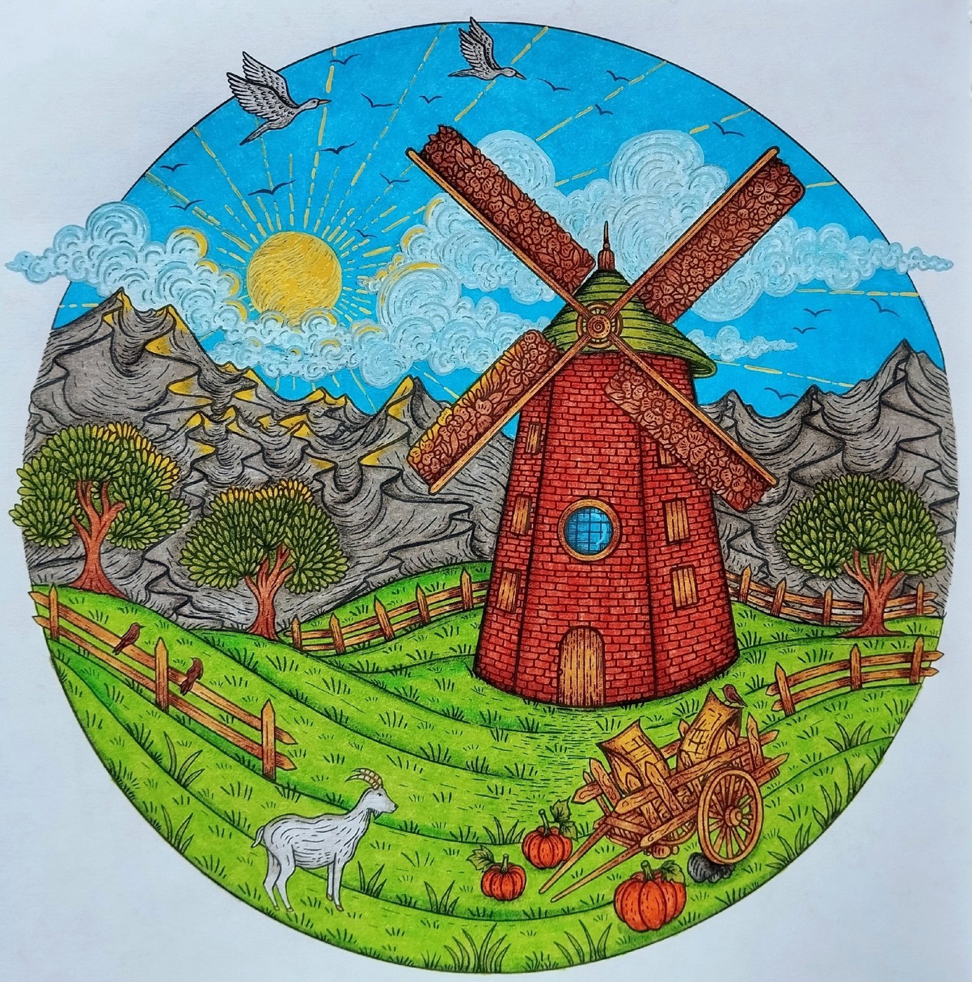 Работа от Daria_coloring_hobby