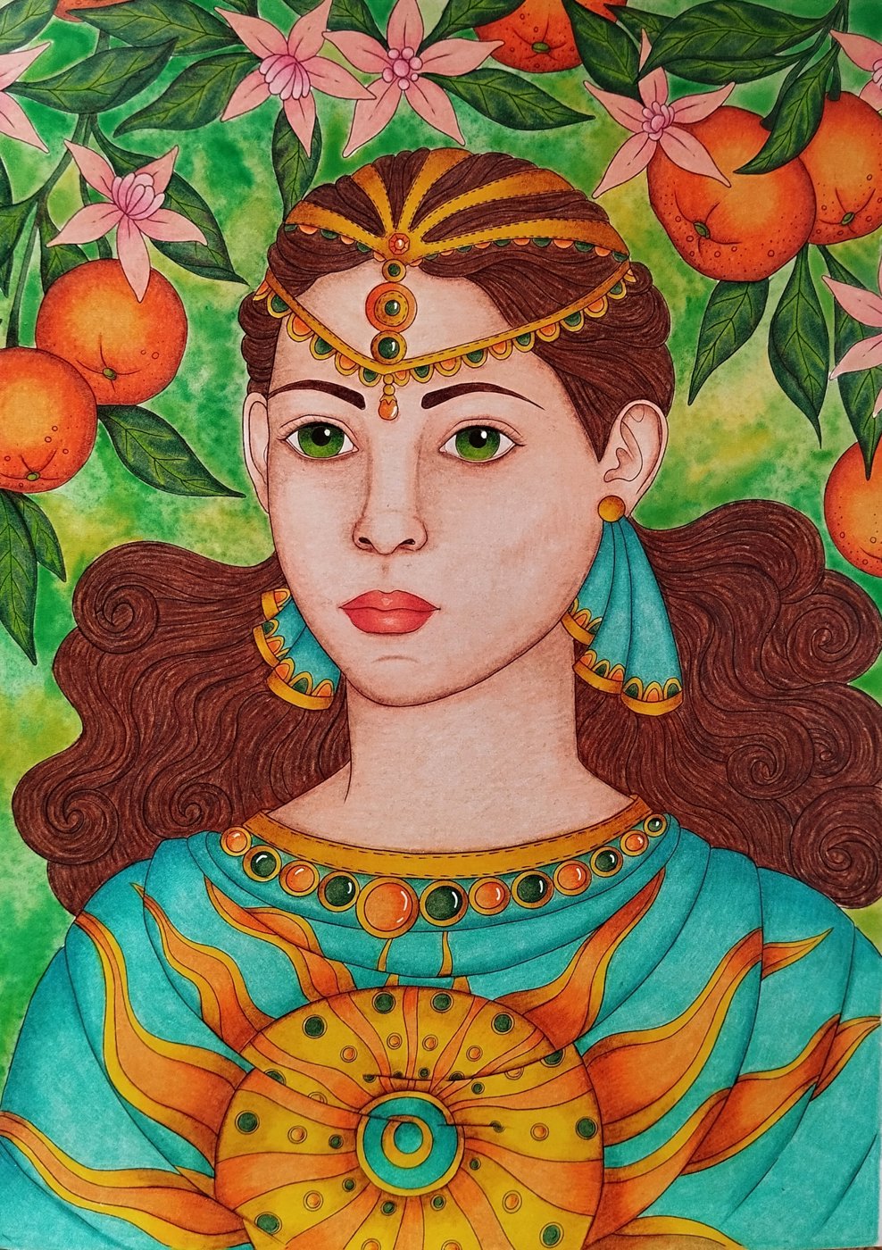 Работа от Daria_coloring_hobby