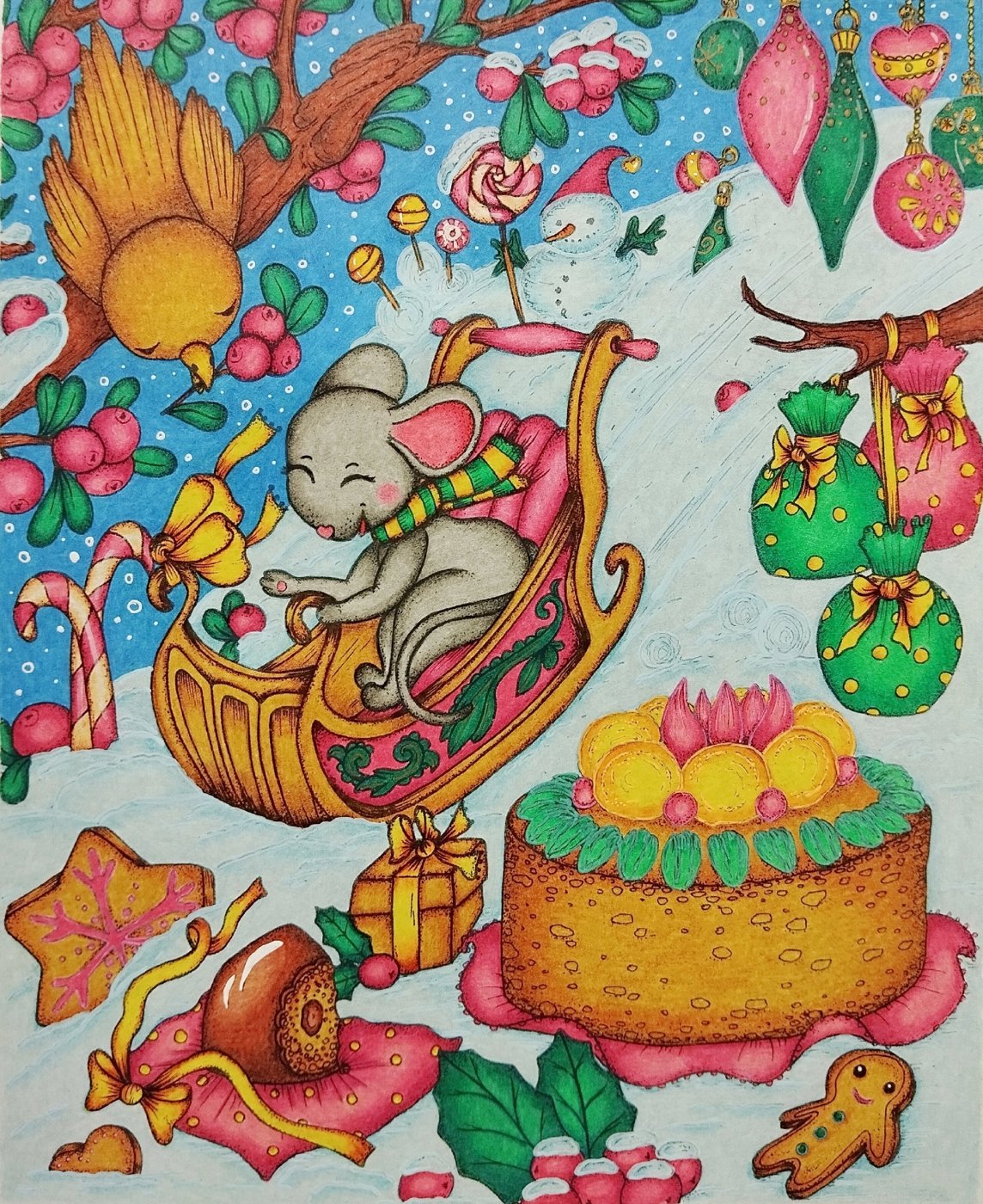Работа от Daria_coloring_hobby