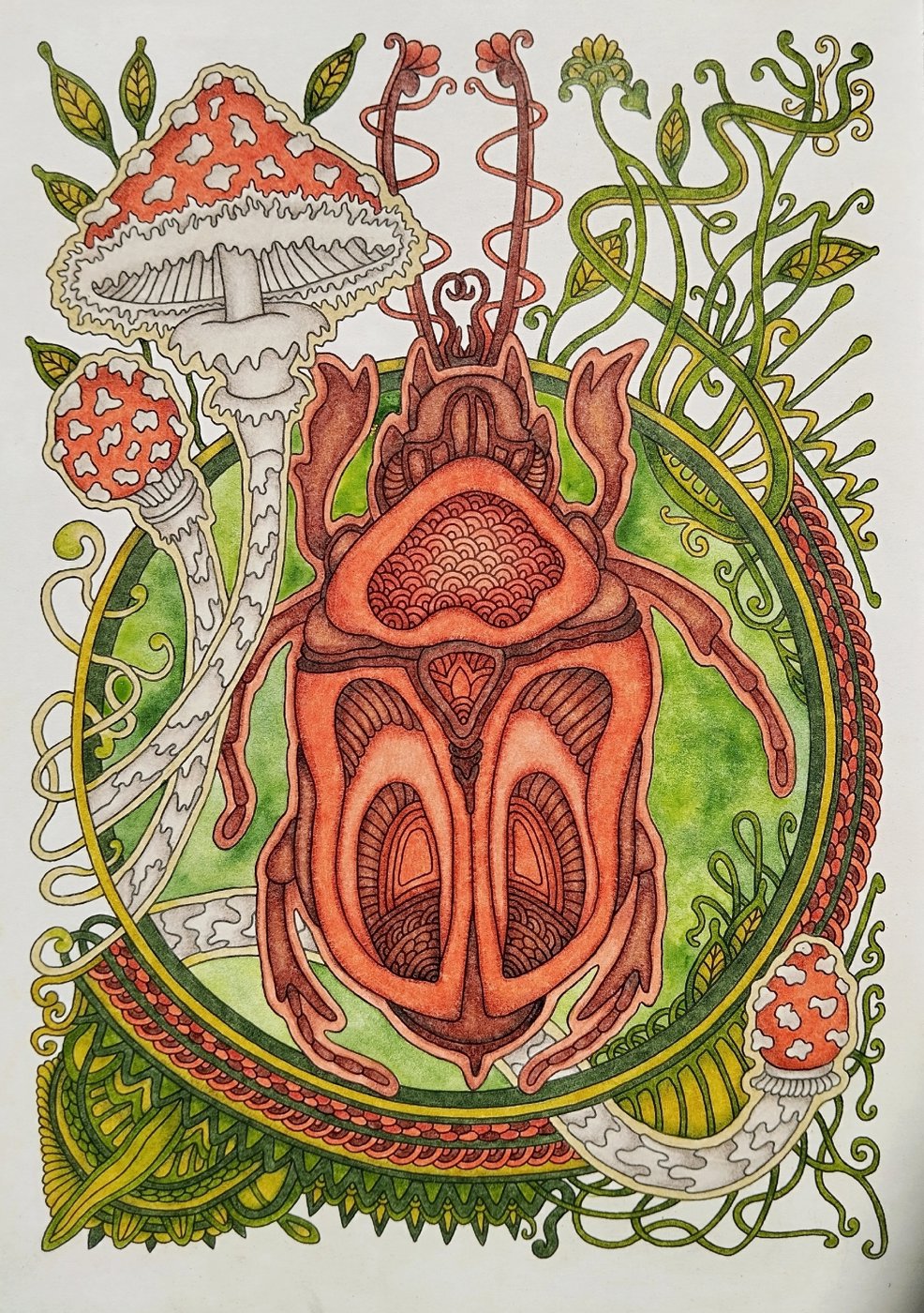 Работа от Daria_coloring_hobby