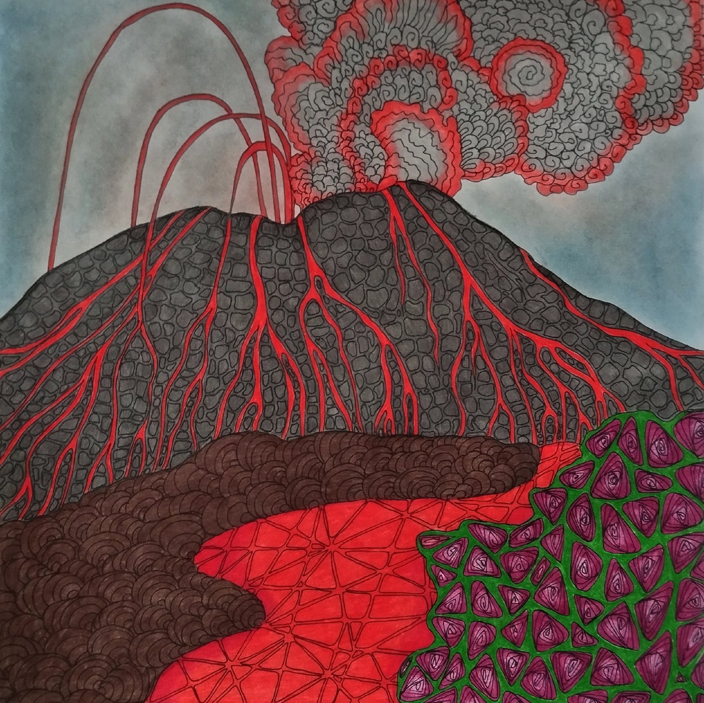 Работа от Daria_coloring_hobby