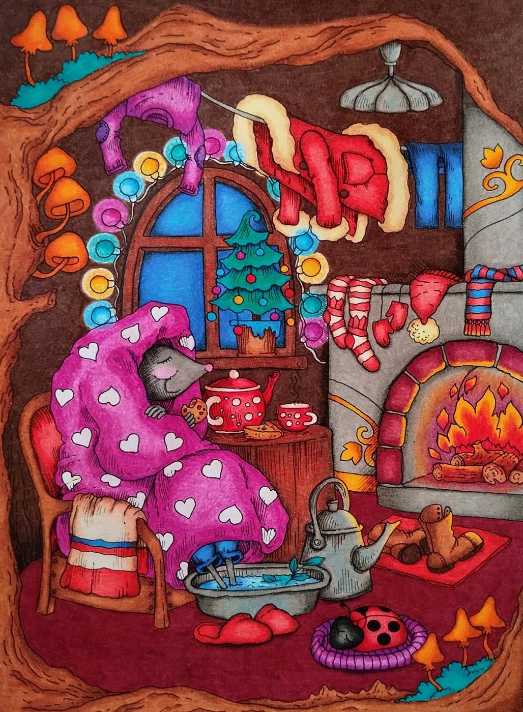Работа от Daria_coloring_hobby