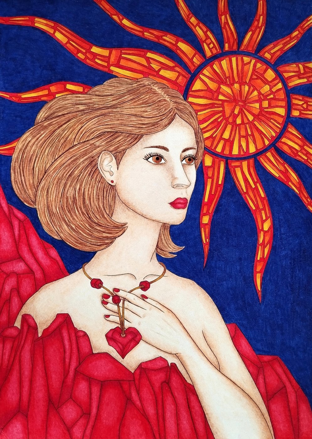 Работа от Daria_coloring_hobby