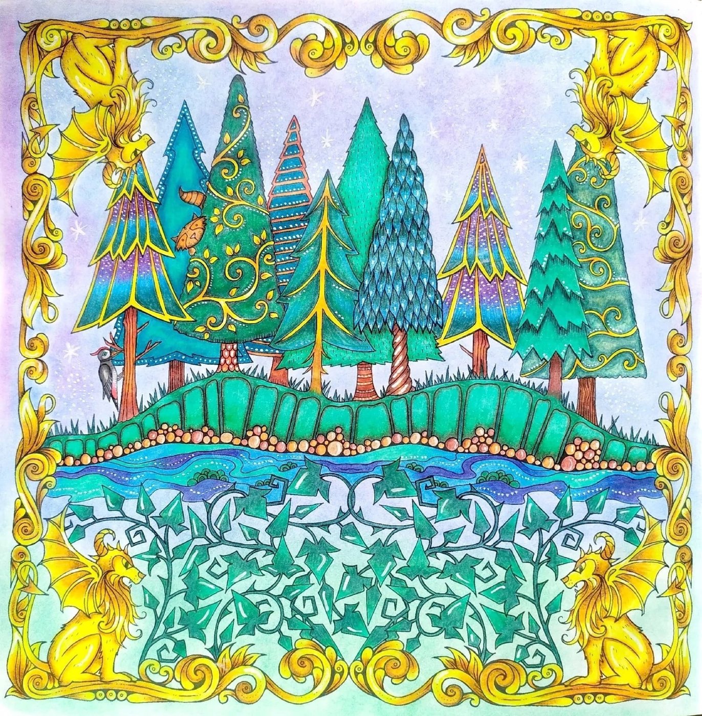 Работа от Daria_coloring_hobby