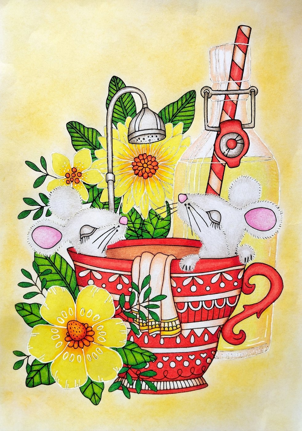 Работа от Daria_coloring_hobby